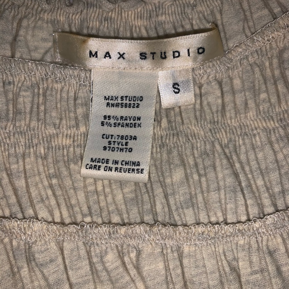 Max Studio Ruched Top - Picture 2 of 2